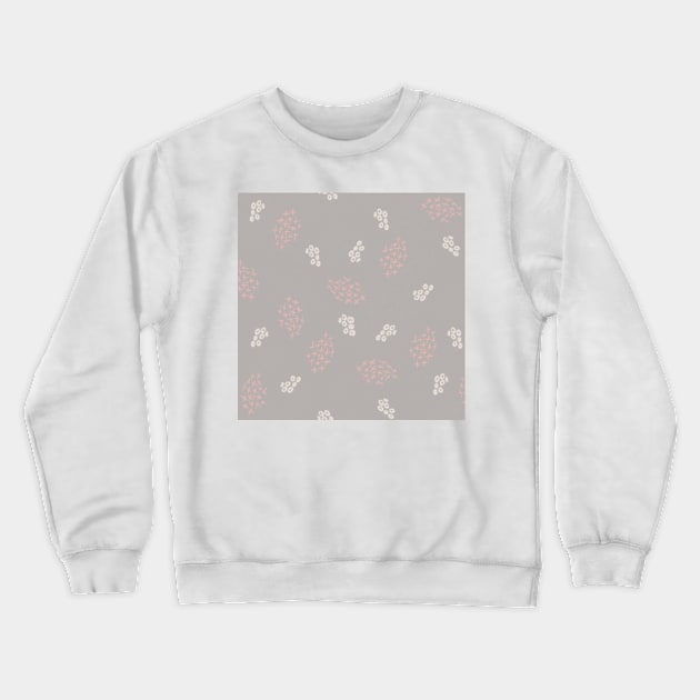 Seeds and Nuts Boho Botanical Crewneck Sweatshirt by WalkSimplyArt